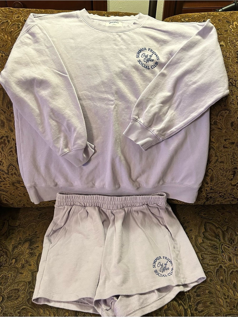 Old Navy Lavender Two-Piece Set, M